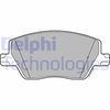 Комплект тормозных колодок, дисковый тормоз DELPHI LP3289
