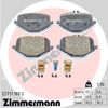 Комплект тормозных колодок, дисковый тормоз ZIMMERMANN 22717.180.2 (22717, 22718, 22717 180 1 5)