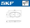 комплект спирачно феродо, дискови спирачки
