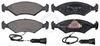 комплект спирачно феродо, дискови спирачки