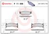 BREMBO Brake Pad Set, disc brake P 11 006
