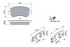 Bosch Brake Pad Set 0 986 494 213 (0986494213)