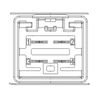 Mahle Resistor, interior blower ABR 105 000P