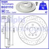 Гальмівний диск DELPHI BG5111C