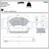 Комплект тормозных колодок, дисковый тормоз DELPHI LP5047EV