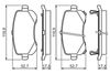 Bosch Brake Pad Set 0 986 494 496 (0986494496)