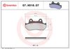 BREMBO Brake Pad Set, disc brake 07HO1807