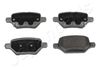 Комплект тормозных колодок, дисковый тормоз JAPANPARTS PP-0405AF