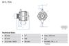 Bosch Alternator 0 986 083 780