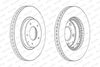 Ferodo Brake Disc DDF2262C