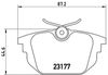 Набір гальмівних прокладок, дискове гальмо BREMBO P 23 026 (23177, D1478 8677)
