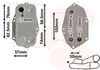 масляний радіатор, моторне масло VAN WEZEL 06003571
