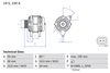 Bosch Alternator 0 986 082 380