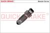 Болт повітряного клапана / вентиль, гальмівний супорт QUICK BRAKE 0122