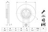Bosch Brake Disc 0 986 479 J94