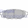 Комплект гальмівних колодок, дискове гальмо DELPHI LP1999 (24271, 24272, D1114-8218)