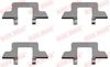 Комплектуючі, колодки дискового гальма QUICK BRAKE 109-1242
