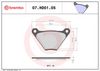 BREMBO Brake Pad Set, disc brake 07HD0105