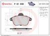BREMBO Brake Pad Set, disc brake P 61 048
