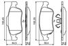 Bosch Brake Pad Set, disc brake 0 986 494 826