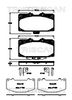 Комплект тормозных колодок, дисковый тормоз TRISCAN 8110 68181