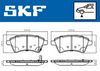 комплект спирачно феродо, дискови спирачки