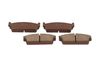 Комплект тормозных колодок, дисковый тормоз KAVO PARTS KBP-6601