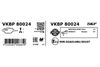 SKF Brake Pad Set, disc brake VKBP 80024