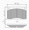 Ferodo Brake Pad Set, disc brake FDB813