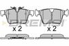 Комплект тормозных колодок, дисковый тормоз BREMSI BP3664 (22141, 22142, D1821-9057, SPB664)