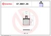 BREMBO Brake Pad Set, disc brake 07BB0106