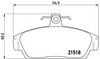 BREMBO Brake Pad Set, disc brake P 52 015