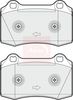 APEC Brake Pad Set, disc brake PAD1661