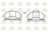 Комплект гальмівних колодок, дискове гальмо ROADHOUSE 2142.20 (PSX214220, 20932, 20934, D1251-8369)