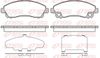 Комплект тормозных колодок, дисковый тормоз REMSA 1645.00 (PCA164500, 29378, 29379)