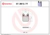 BREMBO Brake Pad Set, disc brake 07BB12TT