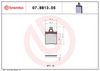 BREMBO Brake Pad Set, disc brake 07BB1305