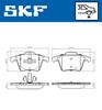 комплект спирачно феродо, дискови спирачки