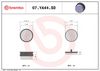 BREMBO Brake Pad Set, disc brake 07YA44SD