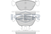Комплект тормозных колодок, дисковый тормоз ICER 181125-203 (21637, 22038, D1970-9195)