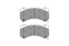 Комплект гальмівних колодок, дискове гальмо KAVO PARTS KBP-6627