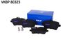 Комплект тормозных колодок, дисковый тормоз SKF VKBP 80323 (24077)