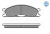 Meyle Brake Pad Set, disc brake 025 213 4717