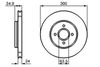 Гальмівний диск BOSCH 0986479048 (BD930)
