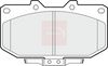 APEC Brake Pad Set, disc brake PAD698