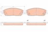 Комплект тормозных колодок, дисковый тормоз TRW GDB3614 (25610, 25611, 25612)