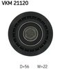 SKF Deflection Pulley/Guide Pulley, timing belt VKM 21120