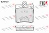 комплект спирачно феродо, дискови спирачки