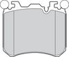 комплект спирачно феродо, дискови спирачки