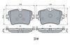 Bosch Brake Pad Set, disc brake 0 986 494 940